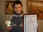 Чернівецький хлопець став призером IV Всеукраїнського фестивалю-конкурсу «Дитячий пісенний вернісаж – 2012»
