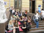 Молодь проти реорганізації книгарень. Читальний протест. ФОТОРЕПОРТАЖ