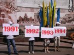 В Чернівцях відбувся флеш-моб до Дня прапора України ФОТО