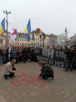 Буковинці вшанували пам'ять загиблих під час Геноциду українського народу 1932-33 років ФОТОРЕПОРТАЖ ВІДЕО