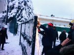 "Свобода" розпилила паркан навколо Верховної Ради