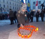 На Буковині в День пам'яті Героїв Крут відбувся мітинг та смолоскипна хода