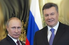 Янукович "ліг" під Москву (російською)