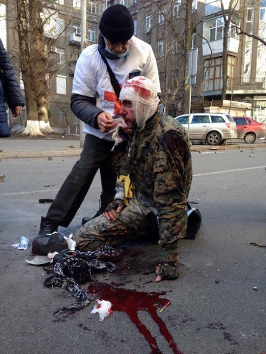 У Києві медики рятують поранених активістів прямо на місцях