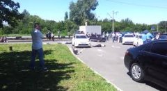 З'явилося відео розстрілу працівників ДАІ в Донецьку 