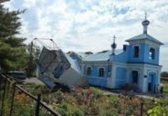 У Лубнах впав купол церкви, де проклинали українських солдатів