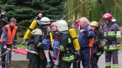 У Чернівцях рятувальники провели масштабні навчання