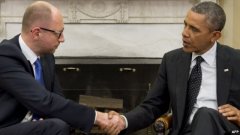Яценюк зустрівся з Обамою у Вашингтоні