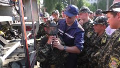 Рятувальники Буковини привітали вихованців військово-спортивного ліцею-інтернату з Днем знань