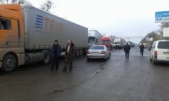 На румунському кордоні в Порубному - черга із вантажівок