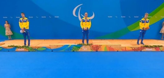 Українські спортсмени утримують третє місце в медальному заліку Паралімпіади