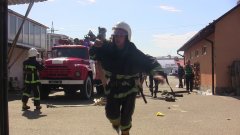 Рятувальники провели навчання з ліквідації пожеж на "Калинці"