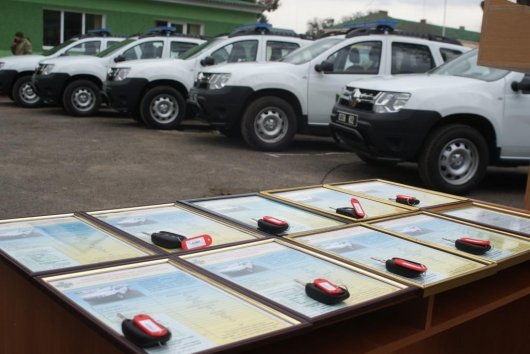 Чернівецькі прикордонники отримали 9 нових сучасних автомобілів «Renault Duster» для охорони кордону