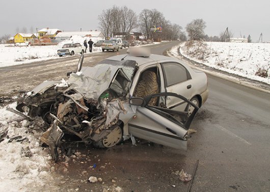  В умовах негоди на Буковині значно збільшилась кількість автокатастроф