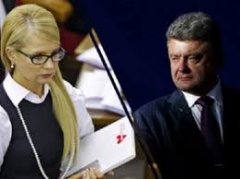 У президентському рейтингу Тимошенко трохи випереджає Порошенка